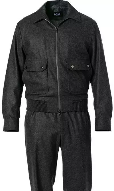 BOSS Anzug Hanry-Wing/Filipp 50458820+31/061 Anzug Hanry-Filipp, Flanell, Grau meliert, Grau 5 BOSS Anzug Hanry-Wing/Filipp 50458820+31/061 Anzug Hanry-Filipp, Flanell, Grau meliert, Grau – Bild 3