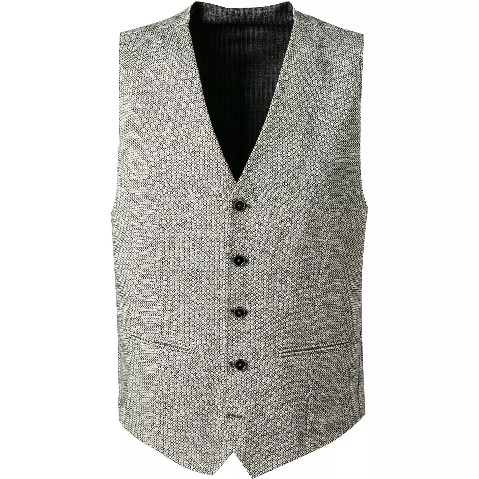 Daniel Hechter Weste 35712/112003/920 Baumwolle, Grau meliert, Grau 3 Daniel Hechter Weste 35712/112003/920 Baumwolle, Grau meliert, Grau