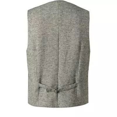 Daniel Hechter Weste 35712/112003/920 Baumwolle, Grau meliert, Grau 5 Daniel Hechter Weste 35712/112003/920 Baumwolle, Grau meliert, Grau – Bild 3
