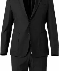 BOSS Anzug Hanry-Genius 50460650+671/001 Reise-Anzug Hanry-Genius, Slim Fit, MIkrofaser-Stretch, Schwarz 13 BOSS Anzug Hanry-Genius 50460650+671/001 Reise-Anzug Hanry-Genius, Slim Fit, MIkrofaser-Stretch, Schwarz -Anzüge & Westen Geschäft 375007 norm2