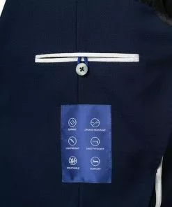 DIGEL Sakko 2-Knopf Edward-TR 120337/99236/24 Reise-Sakko, Modern Fit, Woll-Stretch halbgefüttert, Tintenblau -Anzüge & Westen Geschäft 375055 norm5