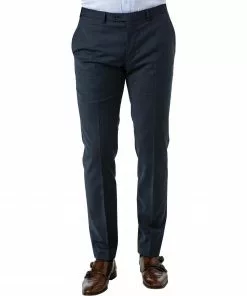 DIGEL Hose Apollo 118001/99725/22 Slim Fit, Schurwoll-Stretch, Dunkelblau meliert, Dunkelblau