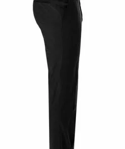 HUGO Hose Hesten 50446520/001 Extra Slim Fit, Schurwoll-Stretch, Schwarz -Anzüge & Westen Geschäft 375093 norm3