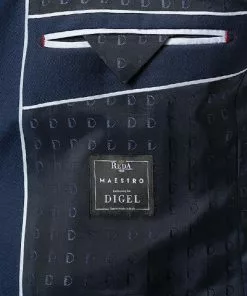 DIGEL Anzug Duncan-Per 120033+116062/99656/24 Modern Fit, Schurwolle REDA, Dunkelblau -Anzüge & Westen Geschäft 375102 norm5