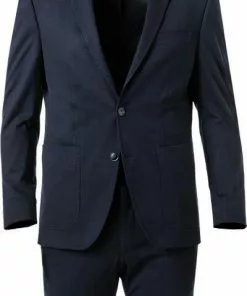 DIGEL Anzug Edison-Sergio 120163+110219/99770/20 Modern Fit, Jersey waschbar, Navy -Anzüge & Westen Geschäft 375113 norm2