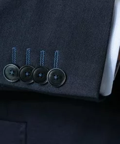 DIGEL Anzug Edison-Sergio 120163+110219/99770/20 Modern Fit, Jersey waschbar, Navy -Anzüge & Westen Geschäft 375113 norm4