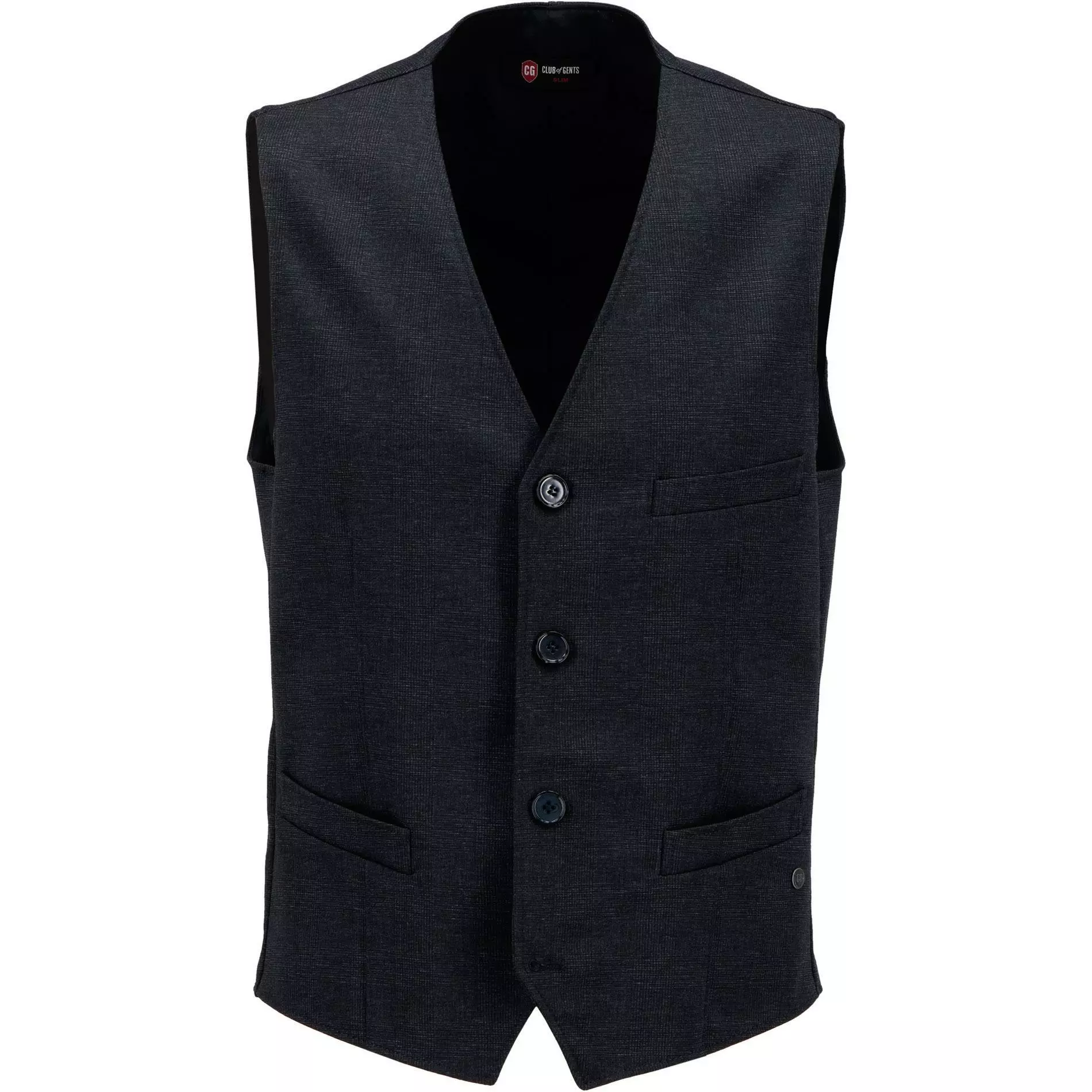 CG Weste Morin 00-151J3/440023/63 Slim Fit, Mikrofaser, Dunkelblau meliert, Dunkelblau 3 CG Weste Morin 00-151J3/440023/63 Slim Fit, Mikrofaser, Dunkelblau meliert, Dunkelblau