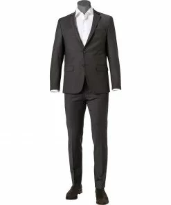 Daniel Hechter Anzug 15231+25230/112180/480 Modern Fit, Schurwoll-Stretch, Graubraun meliert, Graubraun