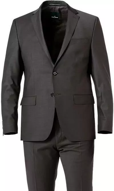 Daniel Hechter Anzug 15231+25230/112180/480 Modern Fit, Schurwoll-Stretch, Graubraun meliert, Graubraun 5 Daniel Hechter Anzug 15231+25230/112180/480 Modern Fit, Schurwoll-Stretch, Graubraun meliert, Graubraun – Bild 3