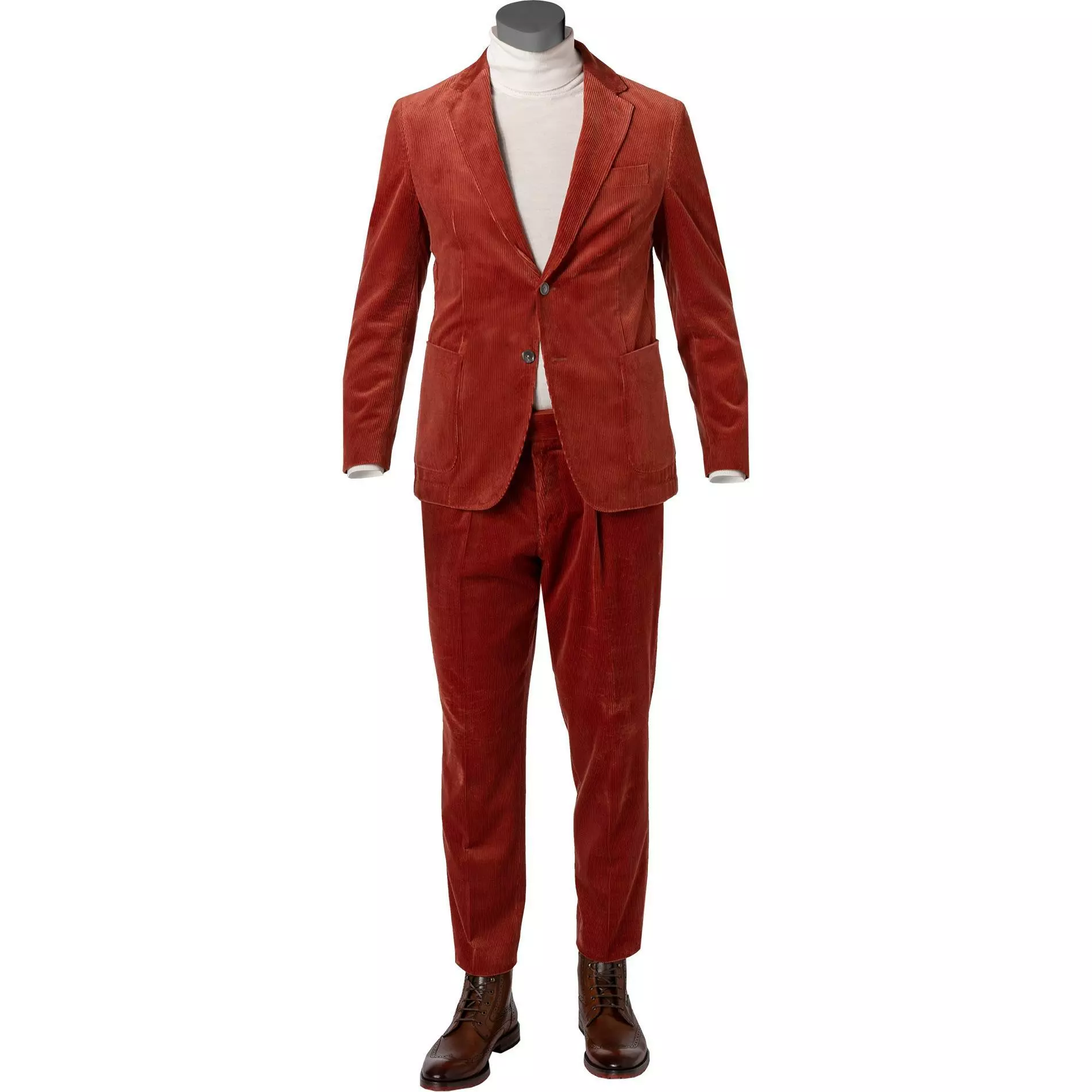 BOSS Anzug Hanry-Perin 50460031+58977/611 Slim Fit, Cord, Rost , Rost 3 BOSS Anzug Hanry-Perin 50460031+58977/611 Slim Fit, Cord, Rost , Rost