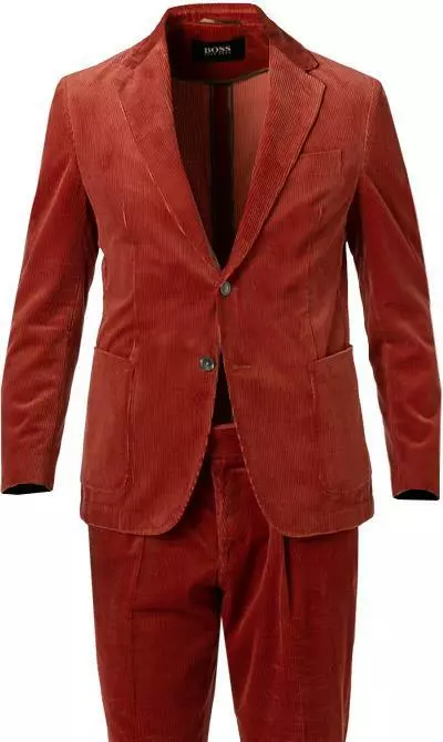 BOSS Anzug Hanry-Perin 50460031+58977/611 Slim Fit, Cord, Rost , Rost 5 BOSS Anzug Hanry-Perin 50460031+58977/611 Slim Fit, Cord, Rost , Rost – Bild 3