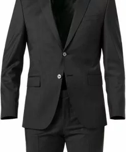 BOSS Anzug Jasper-Leon 50460471+465/203 Regular Fit, Schurwoll-Stretch, Graubraun, Grau-braun -Anzüge & Westen Geschäft 376858 norm2