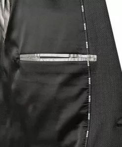 BOSS Anzug Jasper-Leon 50460471+465/203 Regular Fit, Schurwoll-Stretch, Graubraun, Grau-braun -Anzüge & Westen Geschäft 376858 norm6