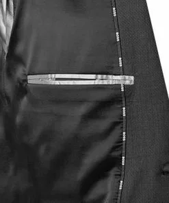 BOSS Anzug Jasper-Leon 50460471+465/061 Regular Fit, Schurwoll-Stretch, Anthrazit -Anzüge & Westen Geschäft 376860 norm6