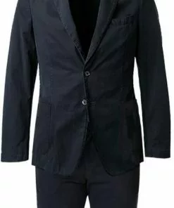 BOSS Anzug Hanry-Genius 50459993+60310/410 Slim Fit, Baumwoll-Stretch, Navy -Anzüge & Westen Geschäft 376881 norm2
