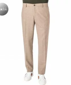 BOGNER Hose Riley-15 1804/3337/772 Wolle waschbar, Beige meliert, Sand