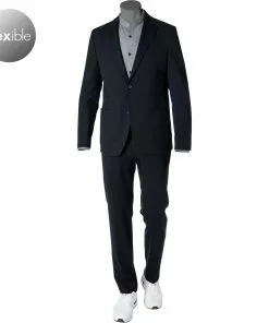 Daniel Hechter Anzug 15824+25839/112150/690 Modern Fit, Jersey waschbar, Nachtblau