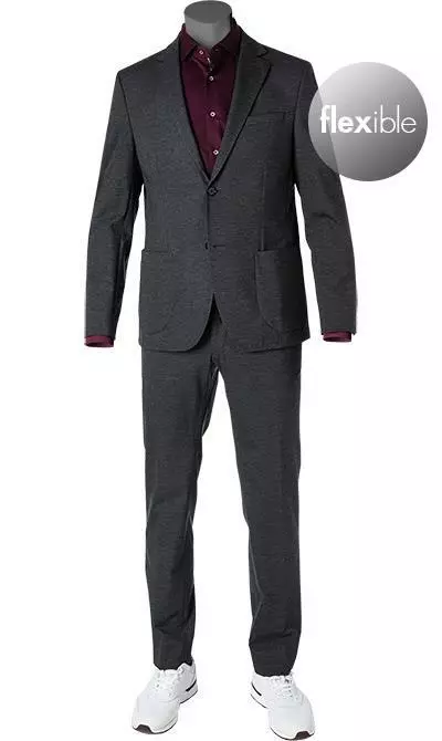 Daniel Hechter Anzug 15824+25839/112150/960 Modern Fit, Jersey waschbar, Grau meliert, Grau 4 Daniel Hechter Anzug 15824+25839/112150/960 Modern Fit, Jersey waschbar, Grau meliert, Grau – Bild 2