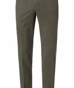 BOSS Anzug Hanry-Genius 50459993+50460310/308 Slim Fit, Baumwoll-Stretch, Olivgrün, Dunkelolive -Anzüge & Westen Geschäft 378939 norm7