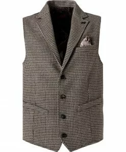 BOB Weste OFF513 T513/beige Wolle, Beige meliert