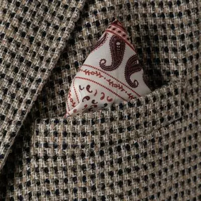 BOB Weste OFF513 T513/beige Wolle, Beige meliert 6 BOB Weste OFF513 T513/beige Wolle, Beige meliert – Bild 4