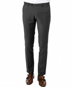 DIGEL Hose Nanno 110141/99714/42 Extra Slim Fit, Mikrofaser, Nachtblau