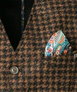 BOB Weste DRUG533 T533/nachtblau-beige Wolle ungefüttert -Anzüge & Westen Geschäft 380225 norm3