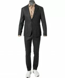 JOOP! Anzug Hoverest-Hank 30029544+8673/030 Slim Fit, Woll-Stretch, Grau meliert, Grau