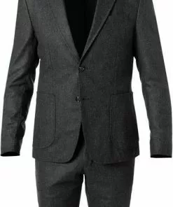 JOOP! Anzug Hoverest-Hank 30029544+8673/030 Slim Fit, Woll-Stretch, Grau meliert, Grau -Anzüge & Westen Geschäft 382293 norm2