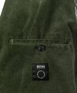 BOSS Anzug Hanry/Perin-Pleat 50464603+590/360 Slim Fit, Cord, Grün -Anzüge & Westen Geschäft 382297 norm5