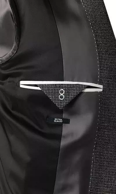 JOOP! Anzug Dash-Bird 30029602+28931/030 Extra Slim Fit, Woll-Stretch, Grau gemustert, Grau 9 JOOP! Anzug Dash-Bird 30029602+28931/030 Extra Slim Fit, Woll-Stretch, Grau gemustert, Grau – Bild 7