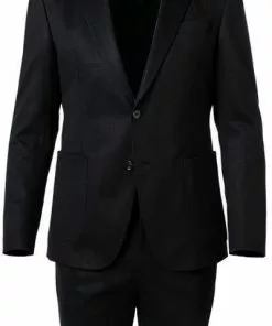 JOOP! Anzug Hustle-Bax 30028782+783/402 Slim Fit, Jersey, Dunkelblau kariert, Dunkelblau -Anzüge & Westen Geschäft 382310 norm2