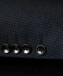 JOOP! Anzug Hustle-Bax 30028782+783/402 Slim Fit, Jersey, Dunkelblau kariert, Dunkelblau -Anzüge & Westen Geschäft 382310 norm4