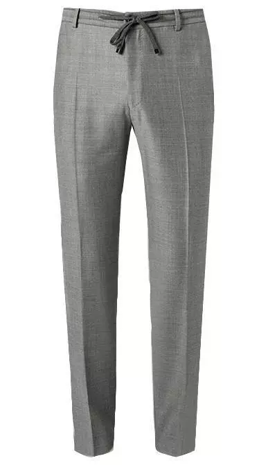 JOOP! Anzug Hustle-Bax 30029126+129/050 Slim Fit, Schurwoll-Stretch, Hellgrau meliert, Hellgrau 10 JOOP! Anzug Hustle-Bax 30029126+129/050 Slim Fit, Schurwoll-Stretch, Hellgrau meliert, Hellgrau – Bild 8