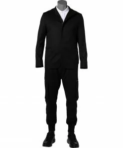 HUGO Anzug Apino-Glavin 50465151+61149/001 Mikrofaser, Schwarz