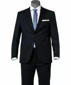 Carl Gross Sakko Sheldon SV 00-074S0/325122/63 Schurwolle halbgefüttert, Dunkelblau