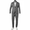 BOSS Anzug Hanry/Genius 50464701+70940/041 Slim Fit, Jersey halbgefüttert, Silbergrau meliert, Silber -Anzüge & Westen Geschäft 383359 master