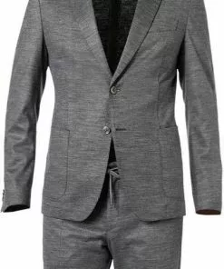 BOSS Anzug Hanry/Genius 50464701+70940/041 Slim Fit, Jersey halbgefüttert, Silbergrau meliert, Silber 12 BOSS Anzug Hanry/Genius 50464701+70940/041 Slim Fit, Jersey halbgefüttert, Silbergrau meliert, Silber -Anzüge & Westen Geschäft 383359 norm2
