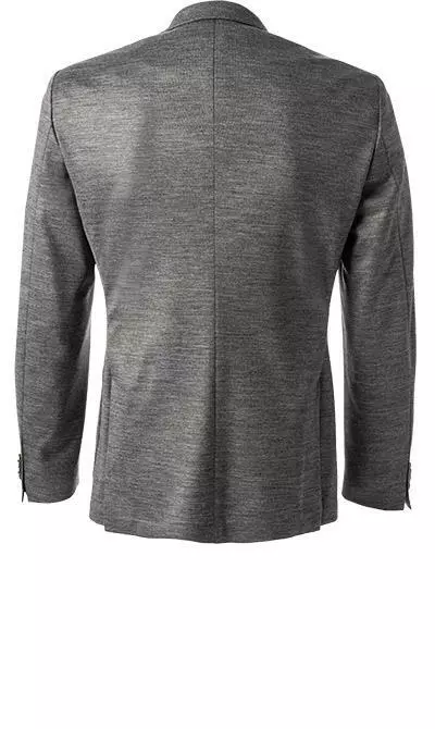 BOSS Anzug Hanry/Genius 50464701+70940/041 Slim Fit, Jersey halbgefüttert, Silbergrau meliert, Silber 6 BOSS Anzug Hanry/Genius 50464701+70940/041 Slim Fit, Jersey halbgefüttert, Silbergrau meliert, Silber – Bild 4