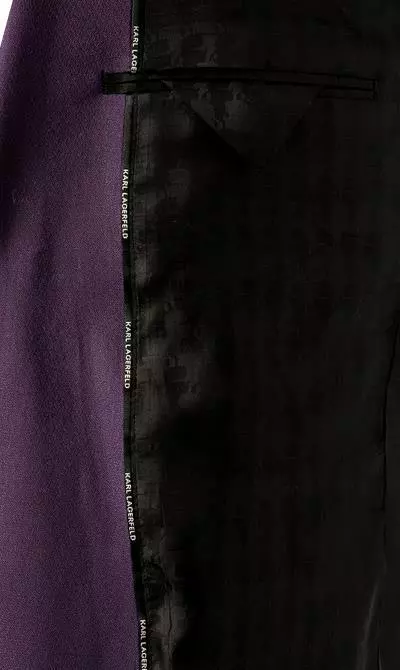 KARL LAGERFELD Anzug 155258+255058/10/521023/280 Wolle, Viola, Lila 8 KARL LAGERFELD Anzug 155258+255058/10/521023/280 Wolle, Viola, Lila – Bild 6