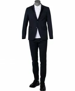 KARL LAGERFELD Anzug 155258+255058/10/521023/690 Wolle, Nachtblau