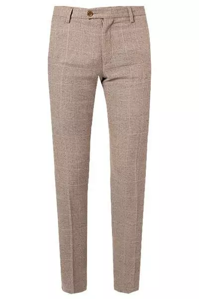 CG Hose Paco 15-004S3/230053/22 Slim Fit, Baumwolle, Sand kariert, Sand 5 CG Hose Paco 15-004S3/230053/22 Slim Fit, Baumwolle, Sand kariert, Sand – Bild 3