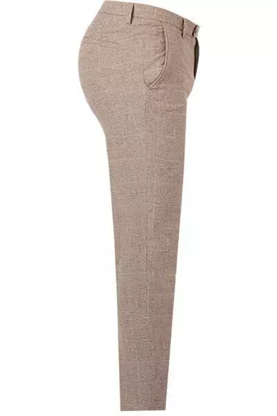 CG Hose Paco 15-004S3/230053/22 Slim Fit, Baumwolle, Sand kariert, Sand 6 CG Hose Paco 15-004S3/230053/22 Slim Fit, Baumwolle, Sand kariert, Sand – Bild 4