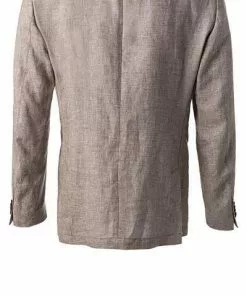 Carl Gross Anzug 21-171N0/127952+139483/71 Leinen halbgefüttert, Beige meliert, Greige -Anzüge & Westen Geschäft 383474 norm3