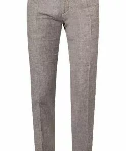 Carl Gross Anzug 21-171N0/127952+139483/71 Leinen halbgefüttert, Beige meliert, Greige -Anzüge & Westen Geschäft 383474 norm7