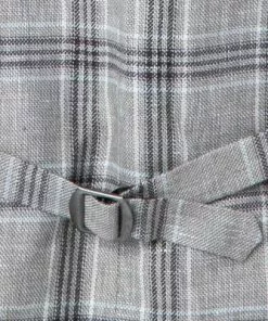 Carl Gross Weste Warner-G 21-172N3/145170/71 Leinen, Beige-braun kariert, Greige -Anzüge & Westen Geschäft 383480 norm3