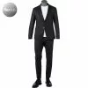 BOSS Anzug Hanry/Genius 50464701+70940/030 Slim Fit, Jersey halbgefüttert, Mittelgrau meliert, Mittelgrau -Anzüge & Westen Geschäft 383644 master