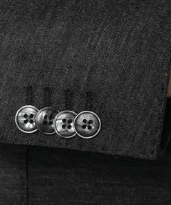 BOSS Anzug Hanry/Genius 50464701+70940/030 Slim Fit, Jersey halbgefüttert, Mittelgrau meliert, Mittelgrau -Anzüge & Westen Geschäft 383644 norm4