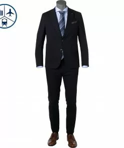 Carl Gross Anzug 00-073J0/325112+339623/63 Jersey, Dunkelblau