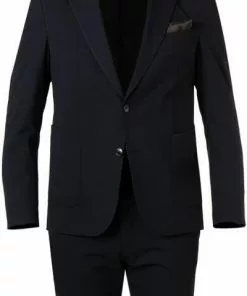 Carl Gross Anzug 00-073J0/325112+339623/63 Jersey, Dunkelblau -Anzüge & Westen Geschäft 384066 norm2